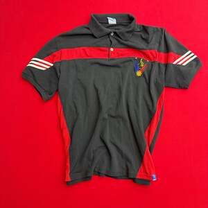 Vintage Philippines Sun and Stars Map Embroidered Color Block Polo Shirt‎